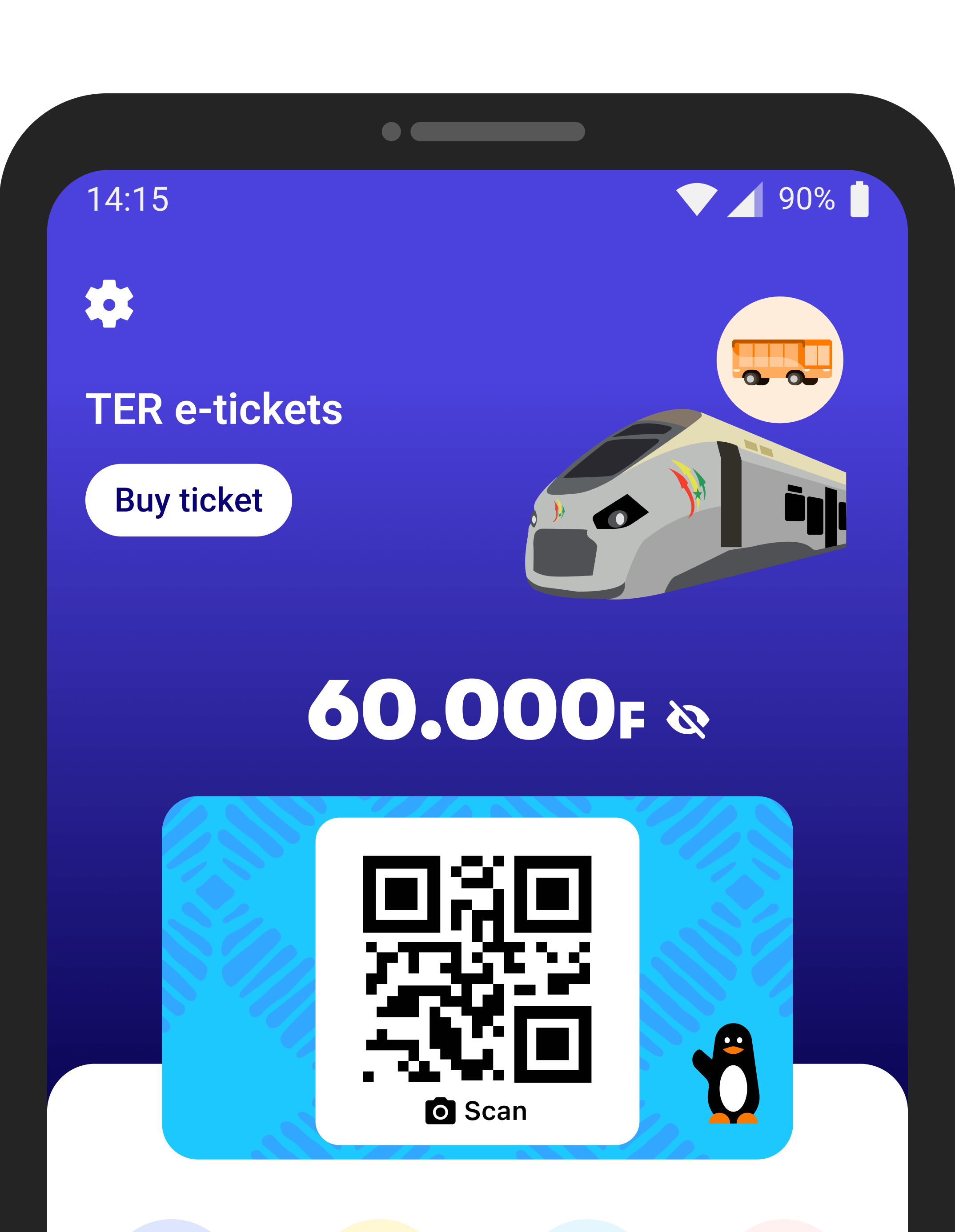 Transport app mockups